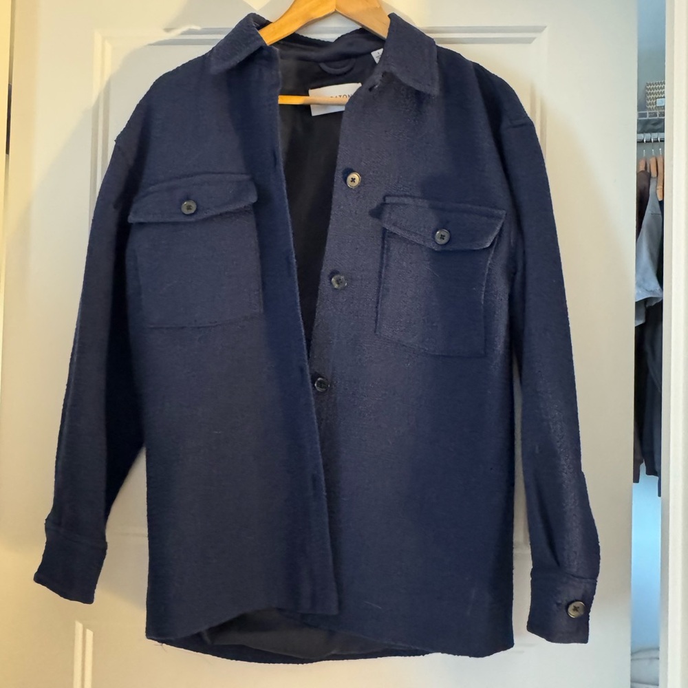 Babaton Navy Shacket